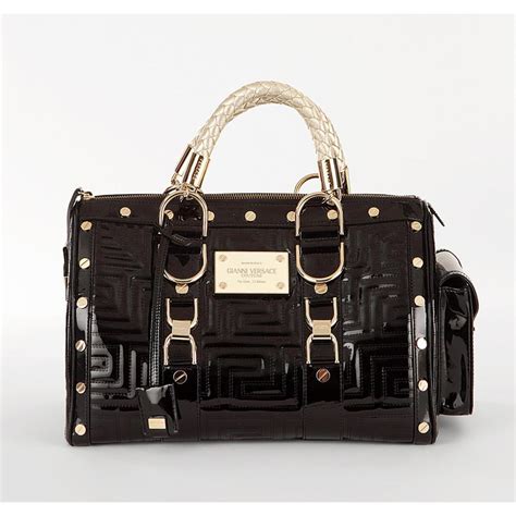 sac versace vernis|versace purses black label.